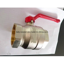 Customized Forged Nickel Plated Brass Ball Valve in NPT Thread